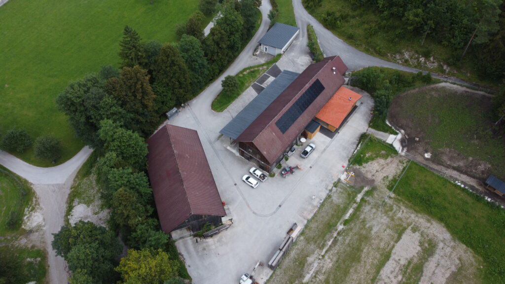Bauernhof von oben